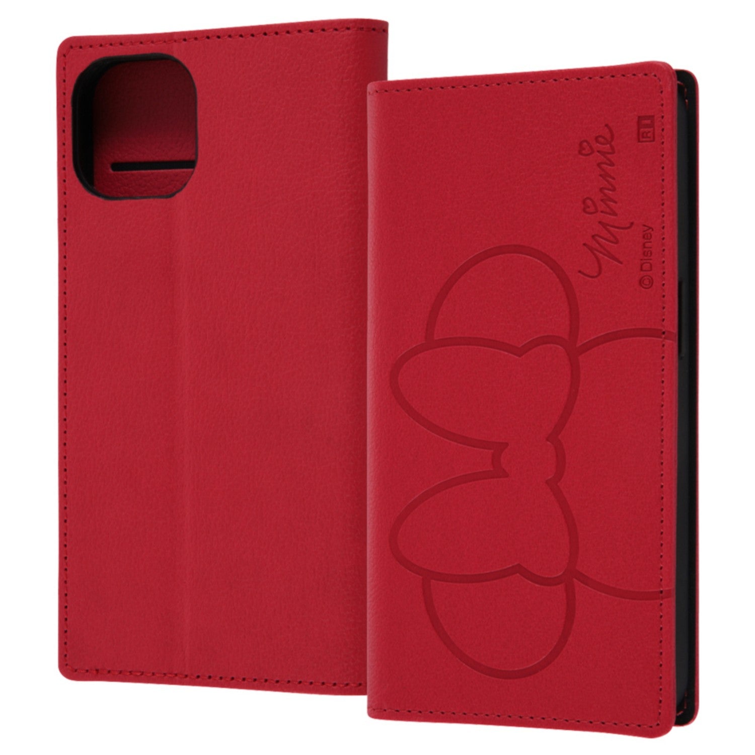 "Disney Character"/Shockproof Notebook Type Leather Case Simple/Minnie Mouse