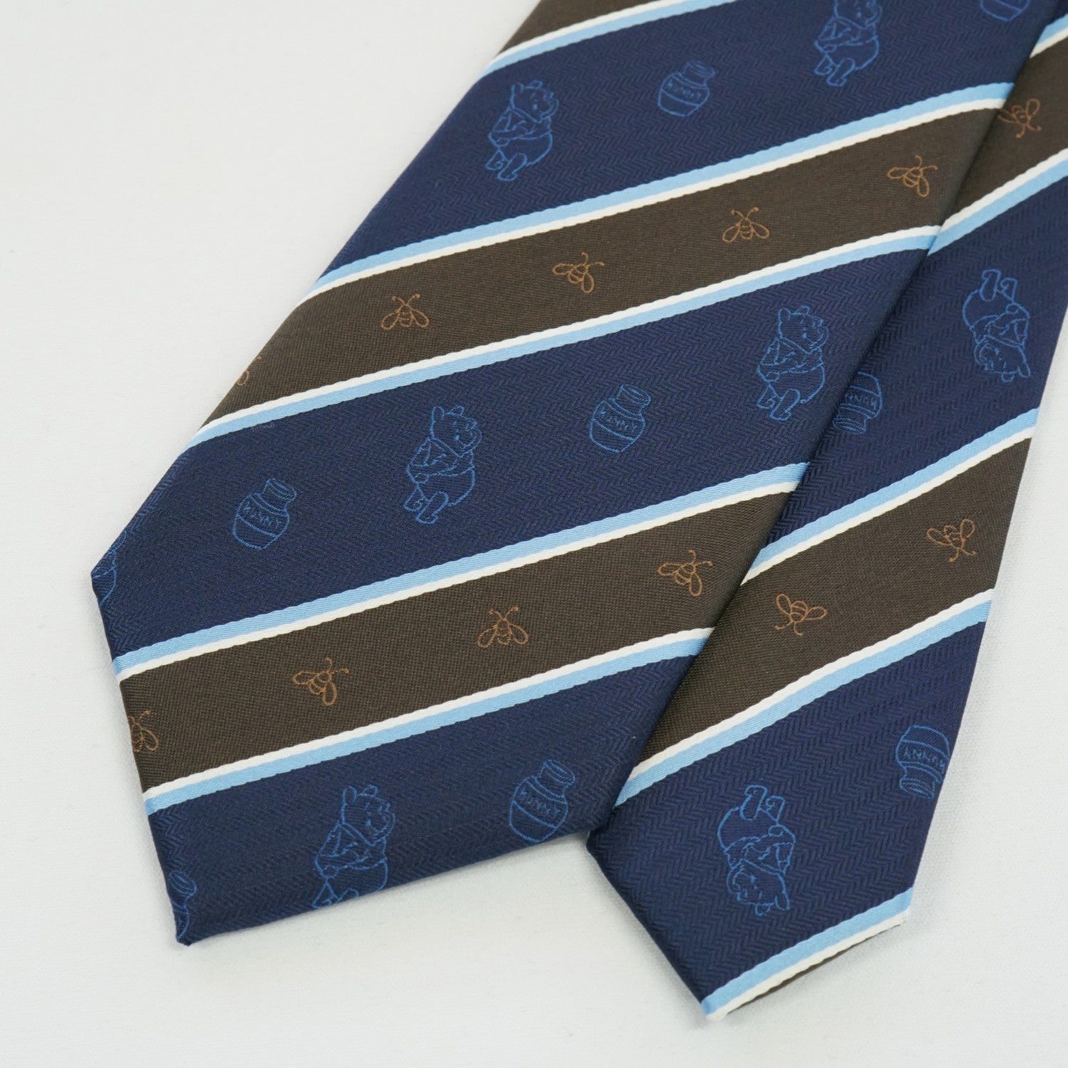 Disney/Necktie (Winnie the Pooh striped pattern)