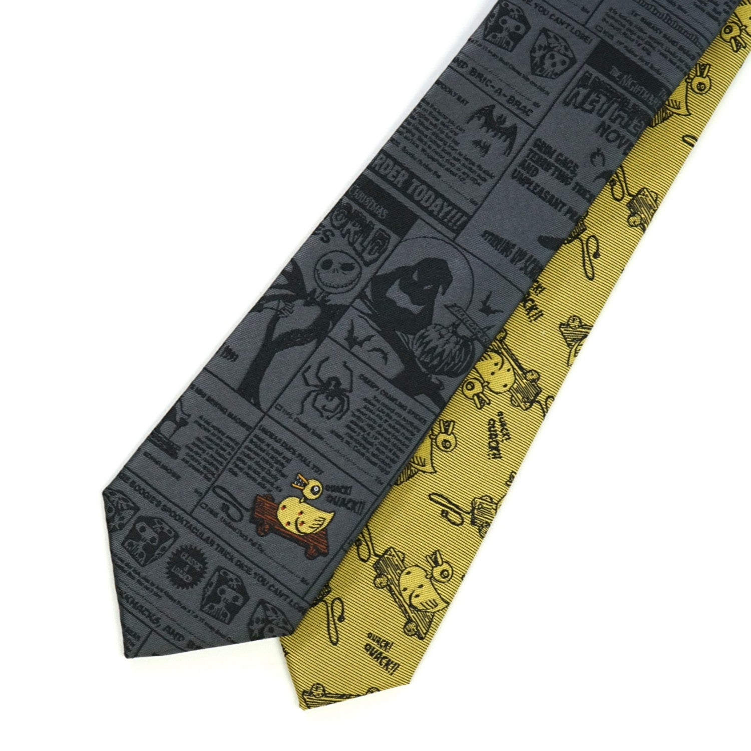 Disney/Necktie (The Nightmare Before Christmas Killer Duck pattern)
