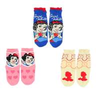 [Baby Doll] Snow White Princess / Crew Socks Set 8497 / Baby Size Kids Socks 3 Pair Set 3 Pair Set 3 Piece Set 13-16cm Non-slip