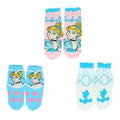 [Baby Doll] Cinderella Princess / Crew Socks Set 8497 / Baby Size Kids Socks 3 Pair Set 3 Pair Set 3 Piece Set 13-16cm Non-slip
