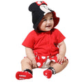 [Baby Doll] Minnie Romper 9175B / Baby Size Baby Baby Shower Gift Present Baby Clothes Hooded 3D Motif Snap Button Center Open Fancy Dress Costume Cosplay