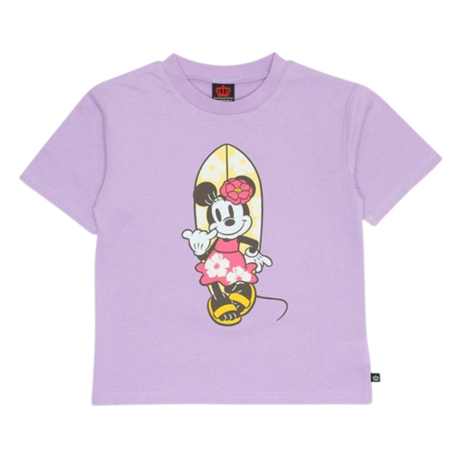 [Babydoll] Minnie Matching Resort Magic T-shirt for parents and children 9470K / Pattern stands out when wet with water Baby size Kids Link Coordination Matching Look Parent and Child Coordination Tops Short Sleeves Tenjiku Material