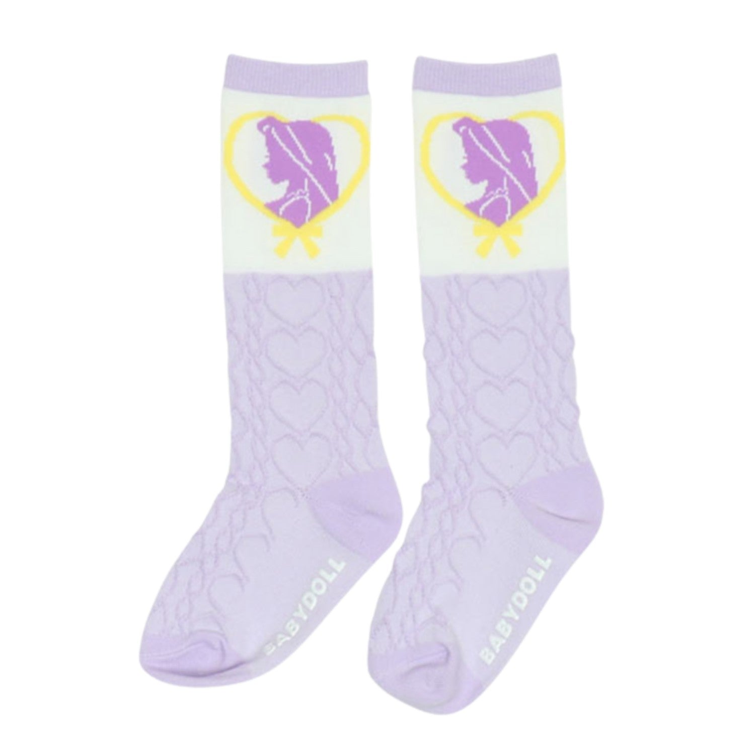 [Babydoll] Rapunzel Princess / High Socks 9622 / Kids Socks 13-16cm Non-slip Girly Coordination Princess Costume Cosplay