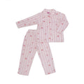 Minnie kids' velor striped shirt pajamas