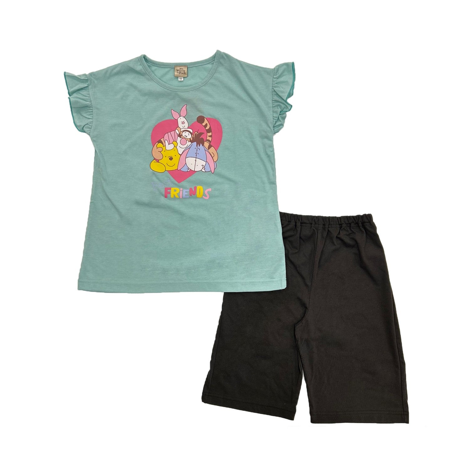 Pooh & Friends Kids' jersey short sleeve room wear
