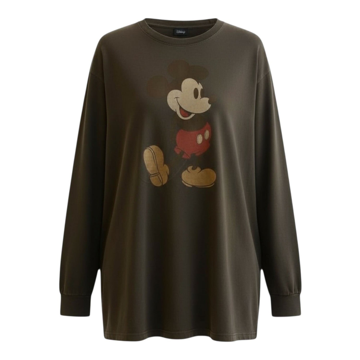 Mickey Pigment Long Sleeve T-shirt DMK-LST22