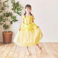 Belle Kids Dress Ribbon Yellow 100 110 120 130