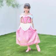 Princess Aurora Kids Dress Ribbon Pink 110 120 130