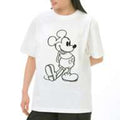 Mickey Short Sleeve T-shirt Standing Pose White M L MAGICAL LABEL