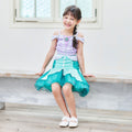 Ariel Kids Dress Separate Flower Pattern 110 120