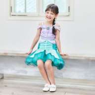 Ariel Kids Dress Separate Flower Pattern 110 120