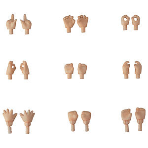 Nendoroid Doll wrist parts set (peach)