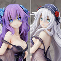 "Neptunia" series Purple Heart & Black Heart Baby Doll ver. Completed figure