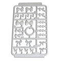 MODELING SUPPLY Ribbon Accessory 2 (White) Plastic Kit