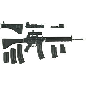 Little Armory [LA087] AR18 type 1/12 plastic model