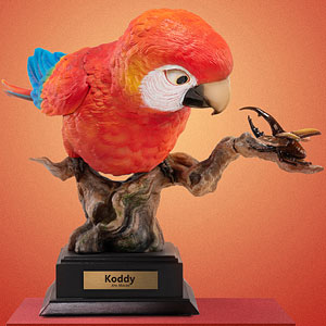 "JUNGLE LOOKBOOK" Series 002 Macaw Cody Resin Statue