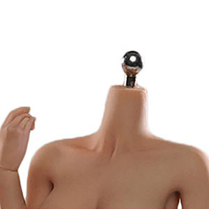 1/6 Medium Chest Standard Universal Woman Silicone Body Wheat Color 01C