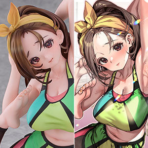 Yoga girl illustration by Kinku 1/7 finished figure limited edition with bonus