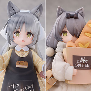 [Bonus] "Tea Time Cats Scene" Nyancho "Bakery" Clerk & Customer Set Completed...
