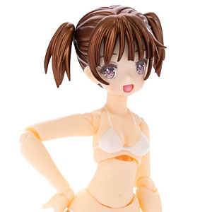 1/12 "Bikini Mates" Irumi Yoshino Brown Hair/White Bikini Action Figure