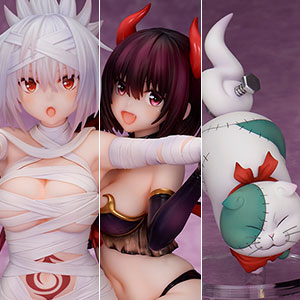 Ayakashi Triangle Kazamaki Matsuri & Hananado Suzu & Shirogane Completed Figure