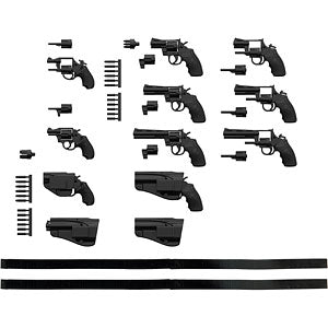 Little Armory LA074 Revolver Set A 1/12 Plastic Model