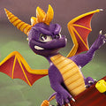 Spyro: Year of the Dragon Spyro Skateboard Statue