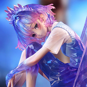 Glass Shoe Fairy Purple Completed Figure