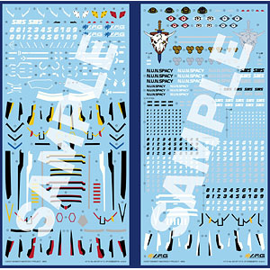 V.F.G. Macross F VF-25 general purpose decal set