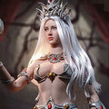 1/6 action figure Undying Queen White