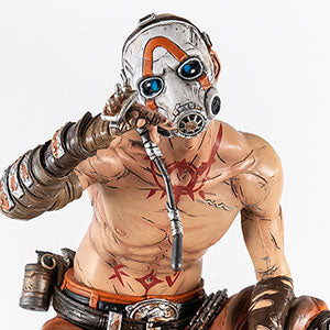 Borderlands 3/ Psycho with CL4P-TP 1/6 Diorama Statue