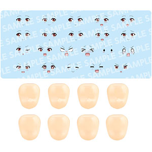 Sosai Girls' Garden Customized Face & Decal Set Vol.8 [Raghono Erika Design A...