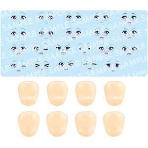 Sosai Girls' Garden Customized Face & Decal Set Vol.10 [Raghono Erika Design ...