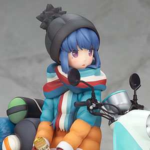 Yurucamp△ Shima Rin with Scooter 1/10 Completed Figure