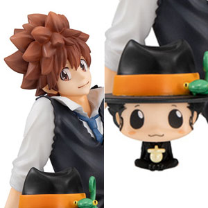 G.E.M. Series Katekyo Hitman REBORN! Tenohira Tuna-kun & Reborn Completed Figure