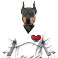 DRAVEN Doberman - White uniform