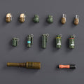 WM-06 Grenade Set 1/12 Completed Product Option Parts for Action Figure