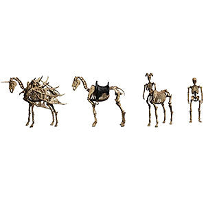 1/12 Palm Elf Series Skeleton Skeleton Horse Type 3-piece Set