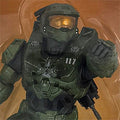 HALO INFINITE Master Chief Grapple Shot PVC Statue