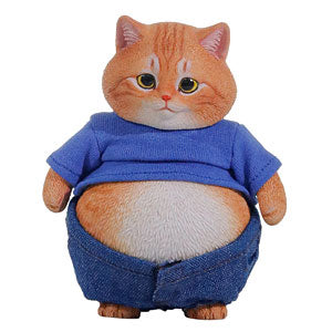 1/6 chubby cat brown tabby