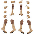 Kemonopura No.KO-02RJW Arm & Leg Parts Set 01 [Japanese Wolf Color] Plastic M...