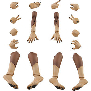 Kemonopura No.KO-02RJW Arm & Leg Parts Set 01 [Japanese Wolf Color] Plastic M...