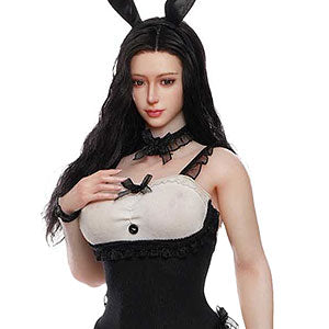 1/6 Platinum Grade Silicone Collectible Series Bunny Girl Veil with Head Black