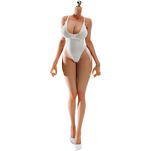 1/6 Female Body No.6 Cartoon Style Silicone Body Large Bust & Slim C Wheatskin