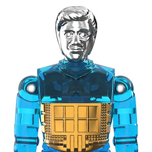 Re-Action+/ Micronauts wave 03: Time Traveler Translucent Blue
