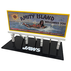 JAWS/ Amity Island Billboard Scale Prop Replica