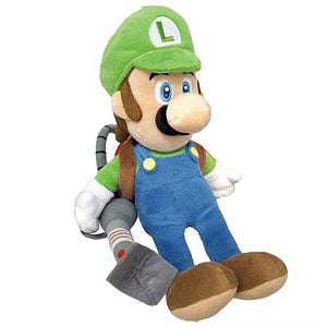 Luigi's Mansion 2 Luigi (Ovacuum Head) Plush