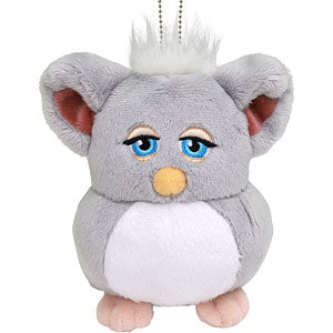Furby Plush Keychain G Sleepy Pink