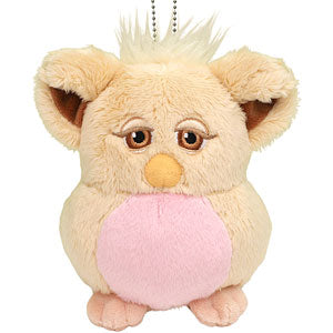 Furby Plush Keychain H Strawberry Milk